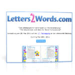 Letters2Words  "The educational card deck for word formulation" https://www.letters2words.com